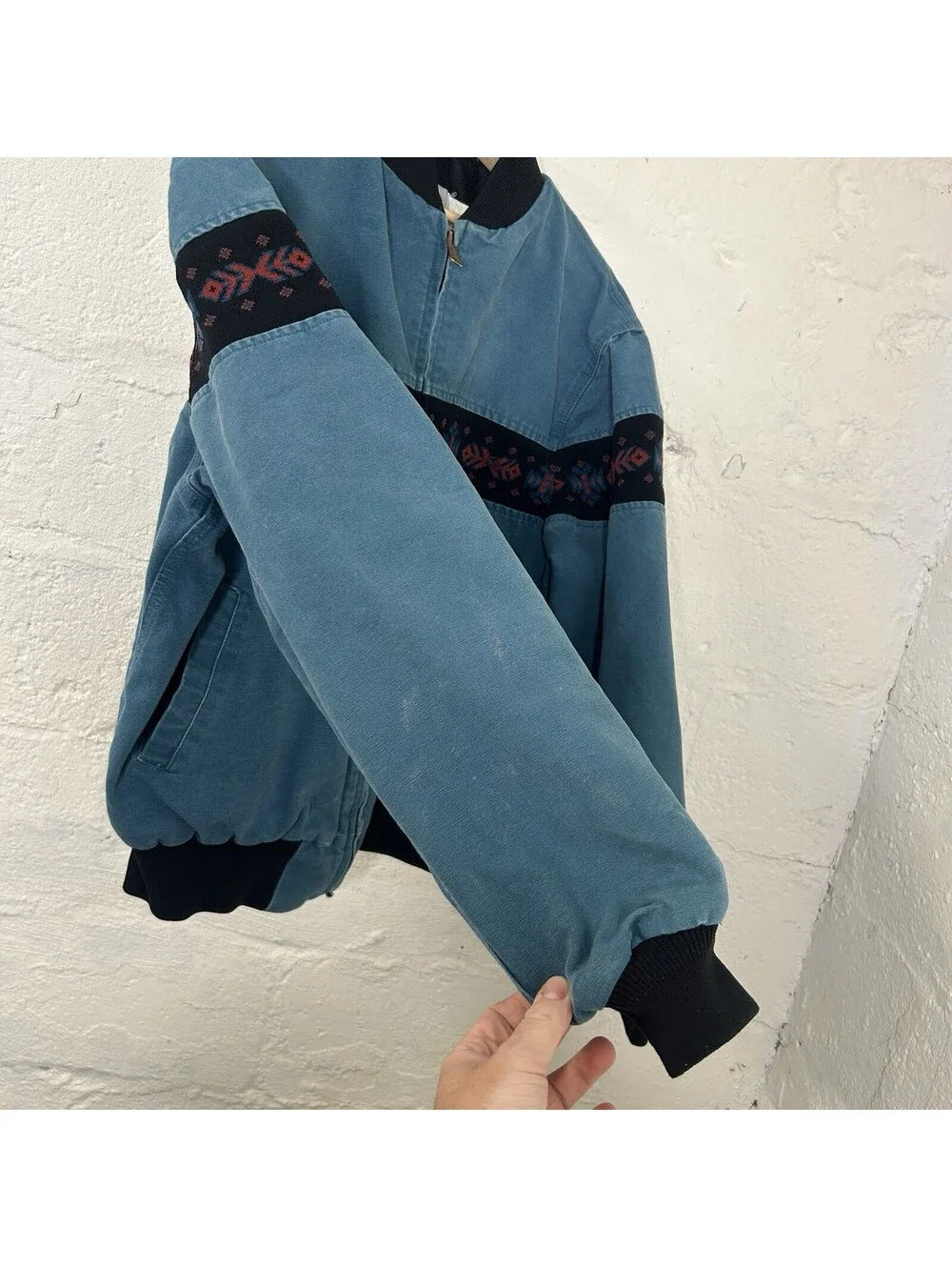 Vintage Carhartt Thermal Southwestern Aztec Jacket “Teal”